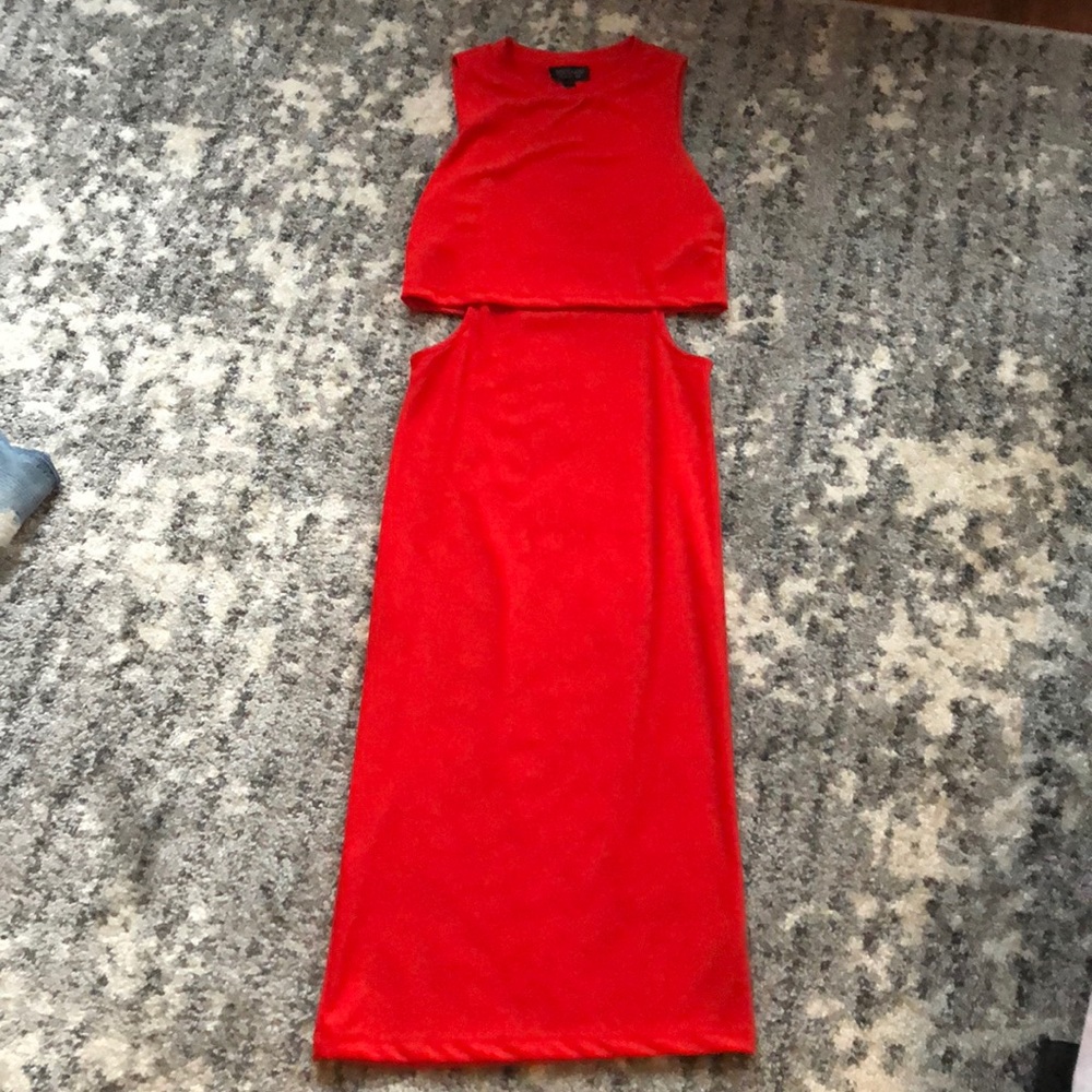 Top Shop Cut Out Body Con Dress